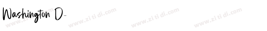 Washington D字体转换
